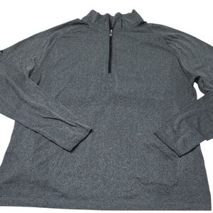 Lululemon Athletica Dark Gray 1/4 Zip Up Long Sleeves Pullover XL